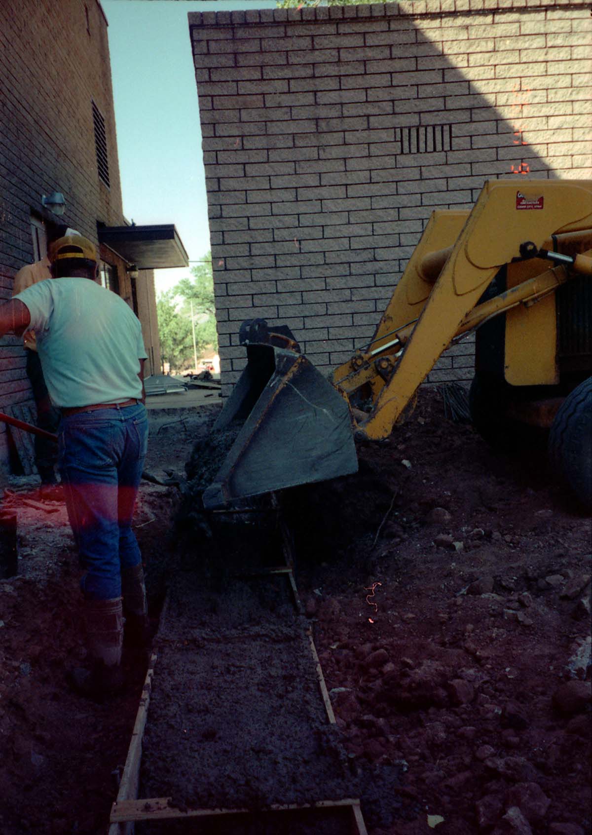 Construction of headquarters addition.