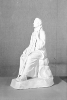 Museum exhibit - 'Father Escalante' statue by Eugene Morahan.