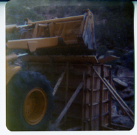 Arrival and emplacement of three new footbridges in Zion Canyon.