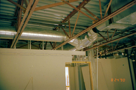 Construction of headquarters addition.