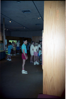 Color Photos of the old visitor center exhibits.