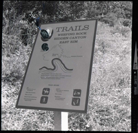 Trail side exhibits.