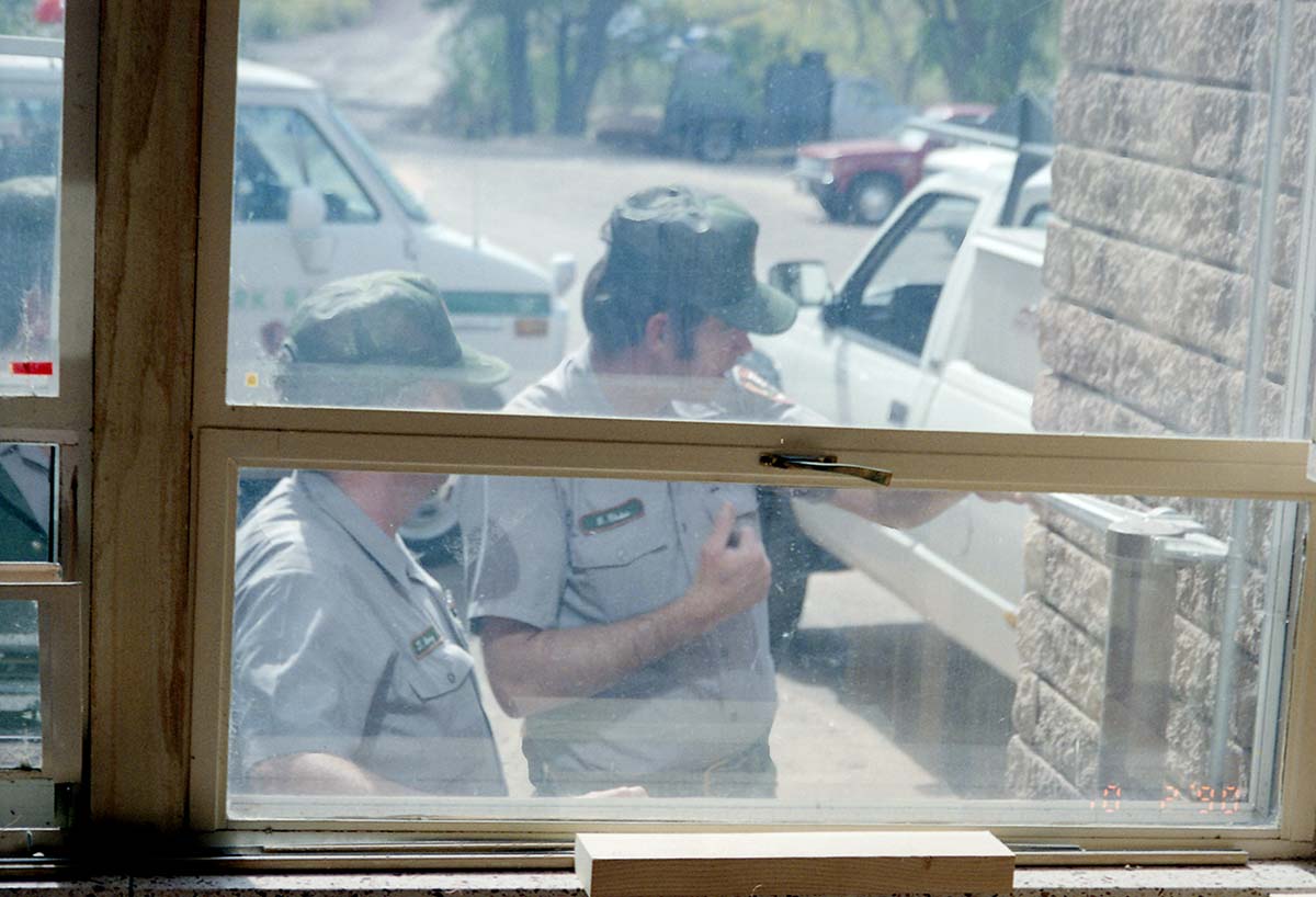 Construction of headquarters addition.