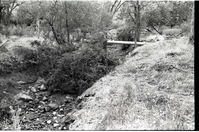 BW Photos of the damage from the Oak Creek flash flood of 1989.