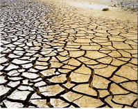 Color photos of mudflows and ripples.