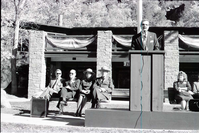BW Photos of the Zion Lodge Rededication Ceremony.