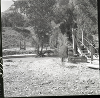 Rebuilding the bridge over Virgin River at Birch Creek.