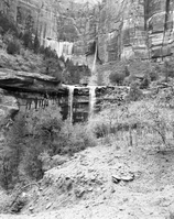 Emerald Pools waterfalls.