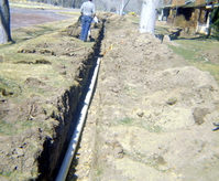 The utilities project at Zion Lodge.