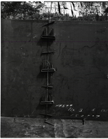 Construction of million gallon water tank at Birch Creek-welding floor plates.