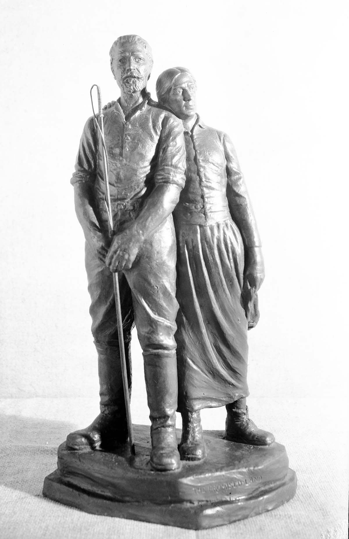 Bronze statue 'The Promised Land' by Eugene Morahan. (after bronzing).