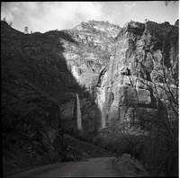 BW Photo of flood damage from 1966 flood.