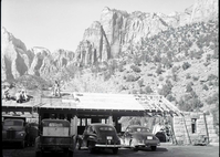 Reconstruction of machine shop, Building 77 after fire of January 3, 1953, restoring roof and enclosing one end for emergency work in shop.