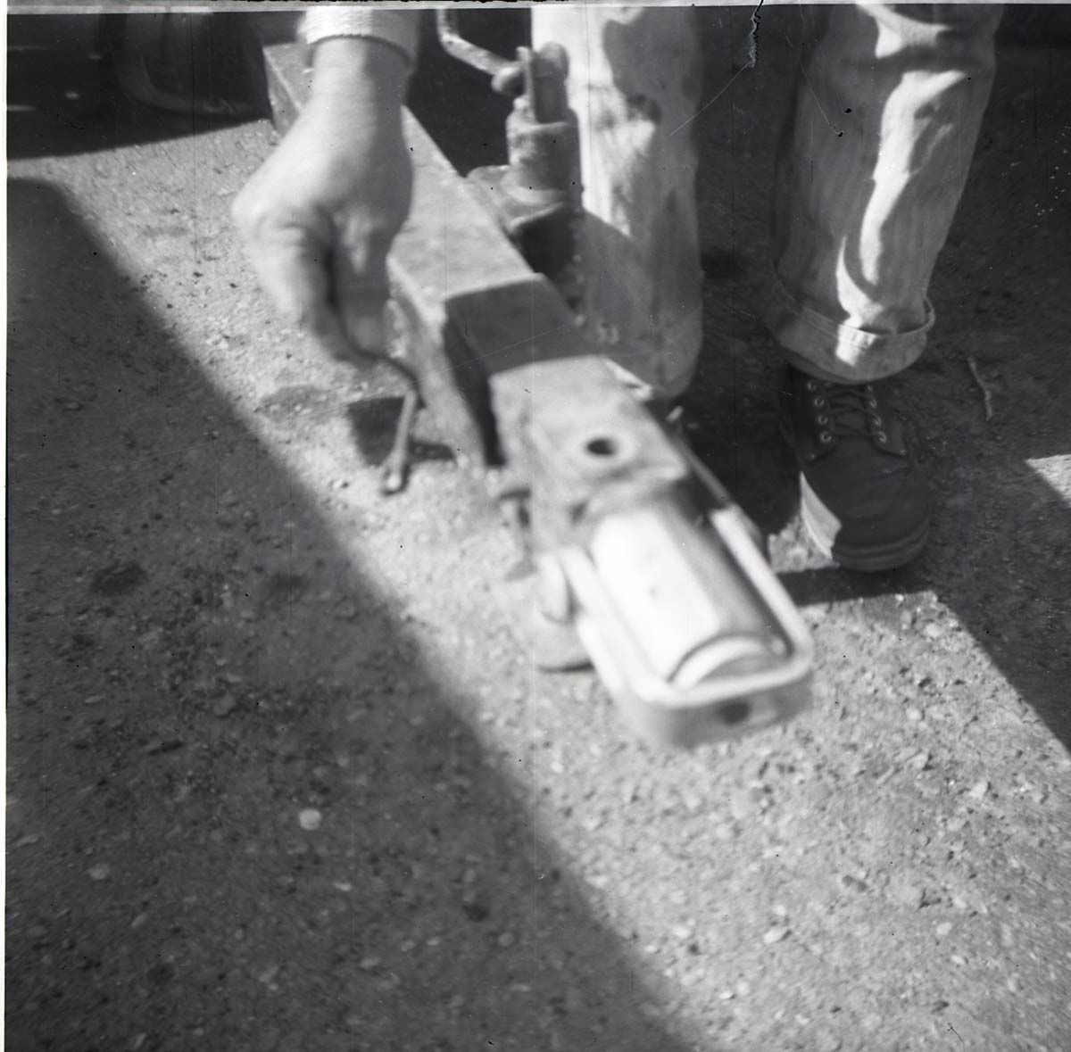 BW Photos of park trailers.