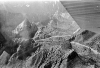 BW Aerial Photos of Zion National Park.