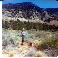 Maintenance activity at Kolob Canyon near visitor center.