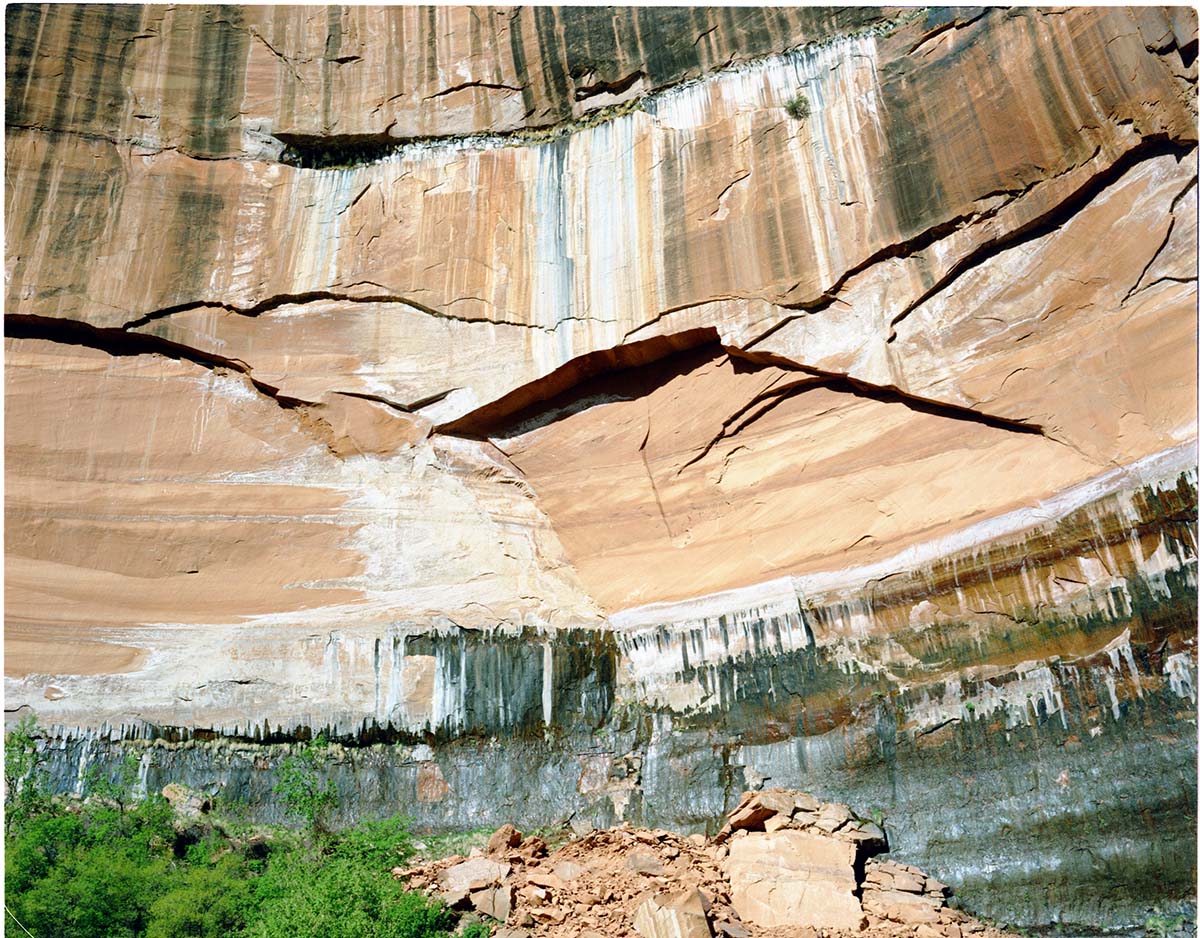 Color Photos of Weeping Rock - 4x5.