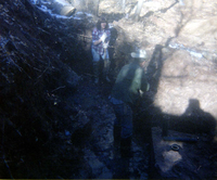 The construction of the Wiley Spring water pipeline.