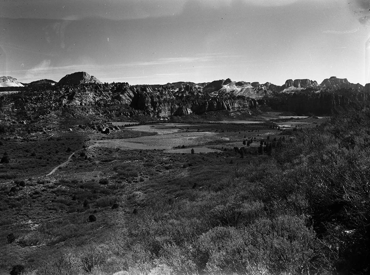 Lee Valley from Spendlove Knoll, Kolob Terrace area. 7 of 10 images taken for congressional wilderness hearings.