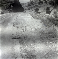 East side road repair and turn out construction.