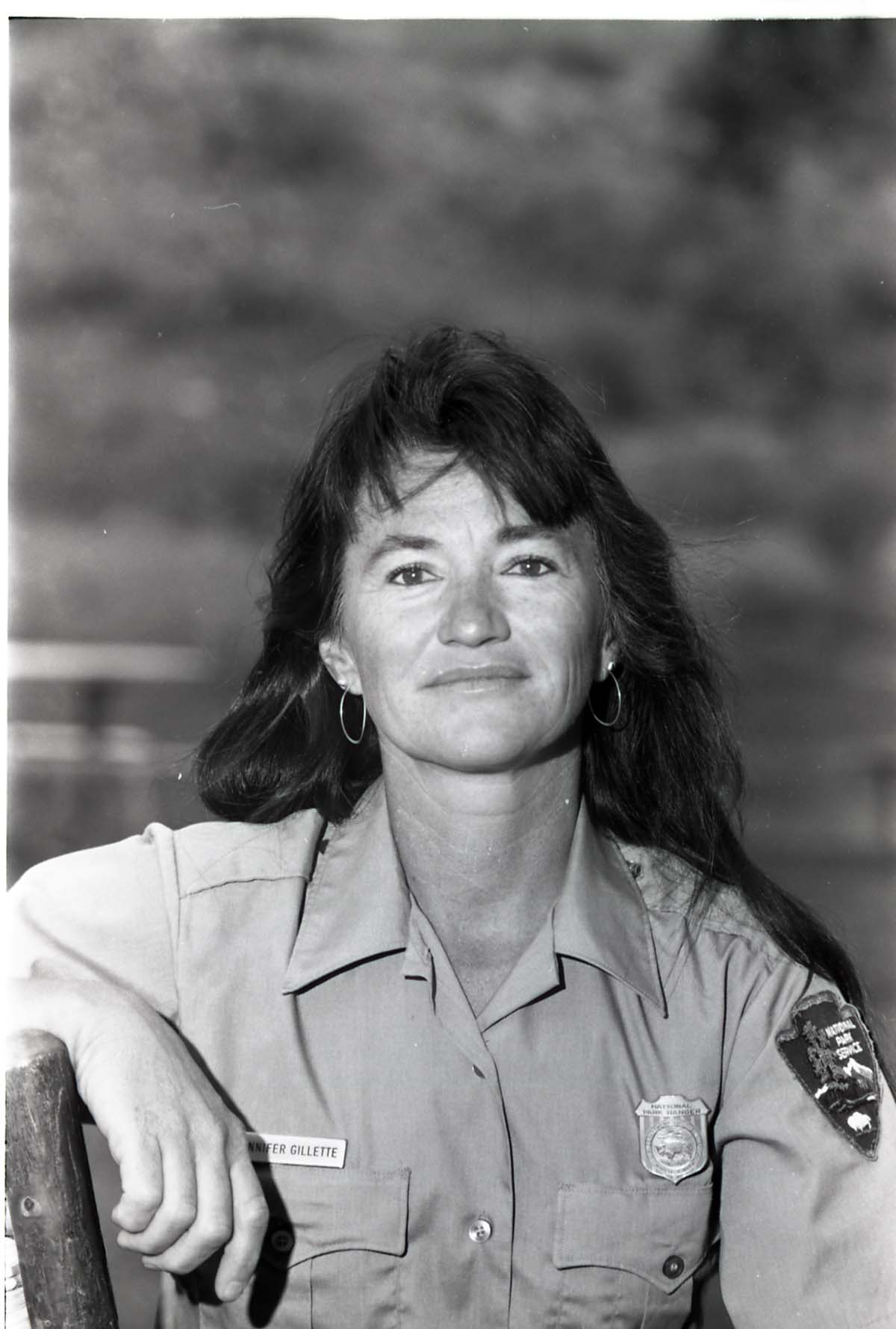 BW photos of Jennifer Gillette.