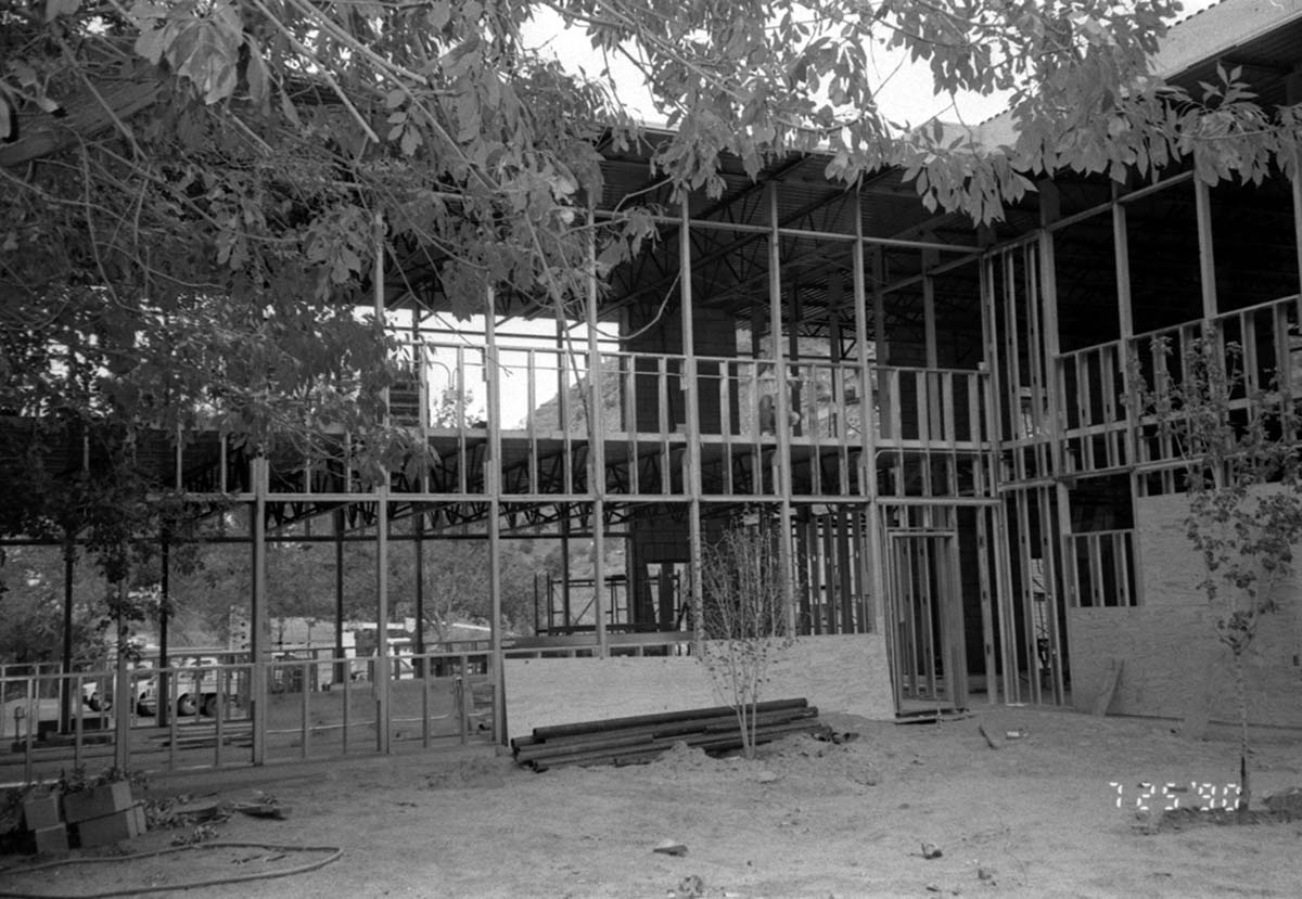 Construction of headquarters addition.