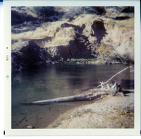 Pond of contaminated water or waste.