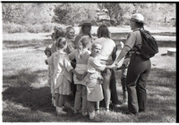 BW Photos of Junior Ranger Activities in Zion.
