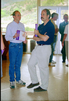 Color Photos of the opening celebration for the new visitor center - Same day as the official shuttle launch.