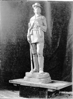 Sculptor Eugene Morahan's statue of Jedediah Smith.