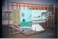 Color Photos of the old visitor center exhibits.