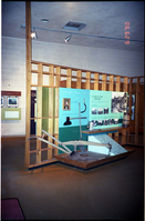 Color Photos of the old visitor center exhibits.