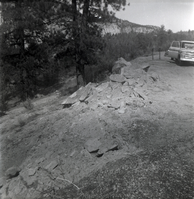 East side road repair and turn out construction.