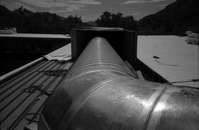 Ventilation system during the construction of headquarters addition.