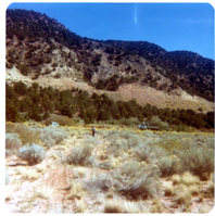 Maintenance activity at Kolob Canyon near visitor center.