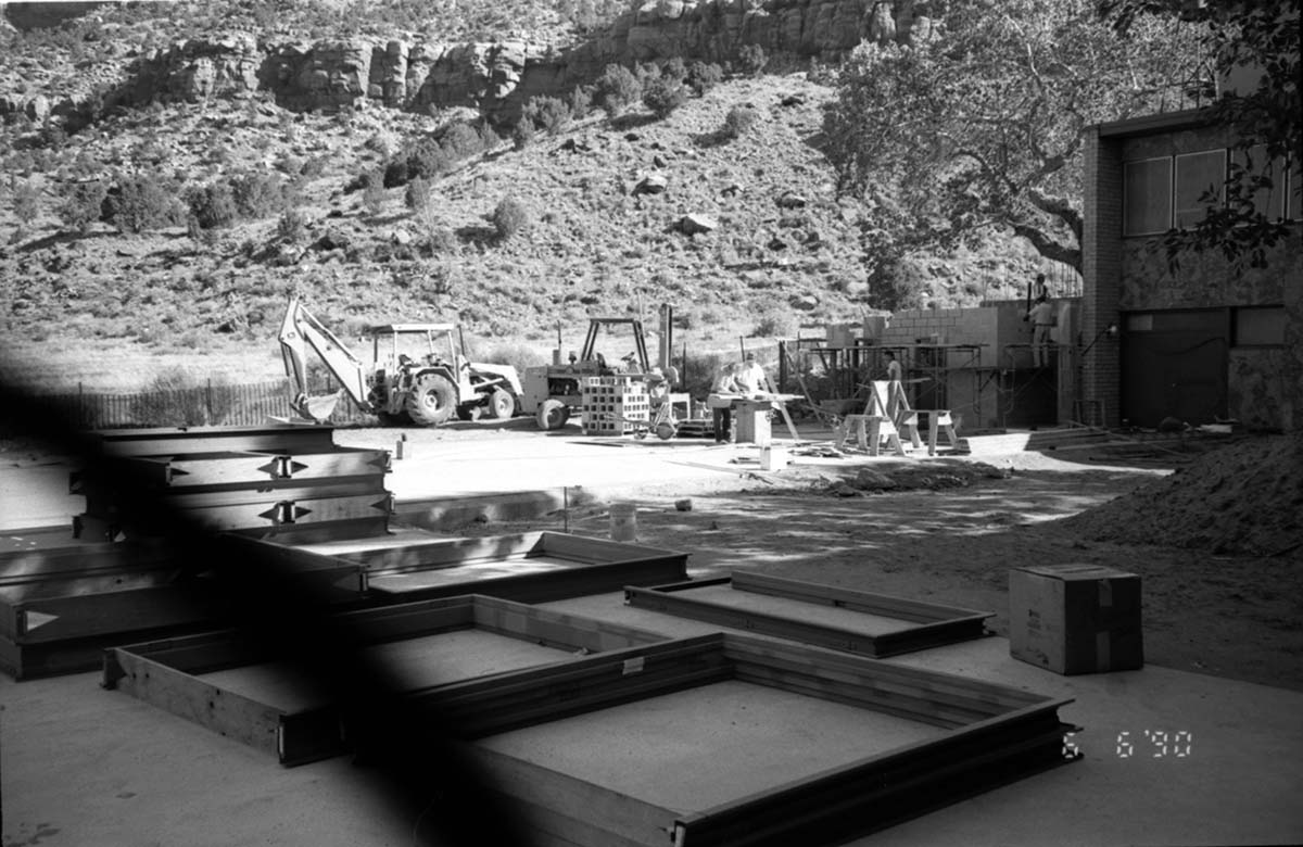 Construction of headquarters addition.