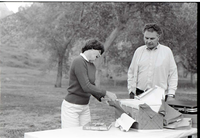 BW Photos of the Crocker/ Nicholson retirement barbeque.