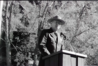 BW Photos of the Zion Lodge Rededication Ceremony.