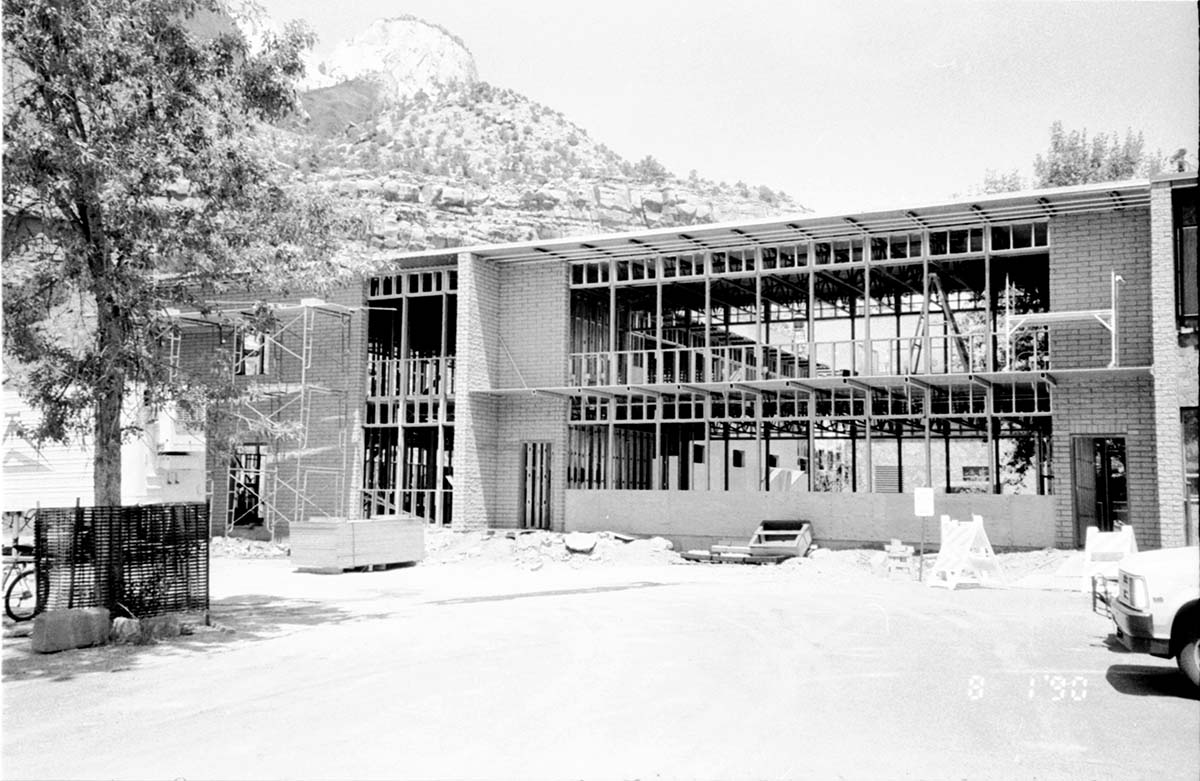 Construction of headquarters addition.