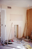 Construction of headquarters addition.