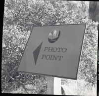 BW Photos of trailside exhibits.