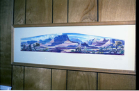 Color Photos of a temporary art exhibit.