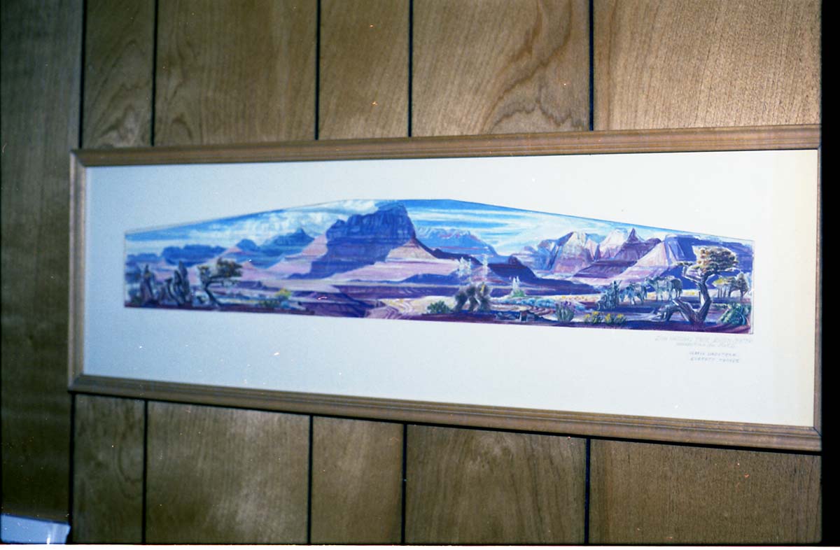 Color Photos of a temporary art exhibit.