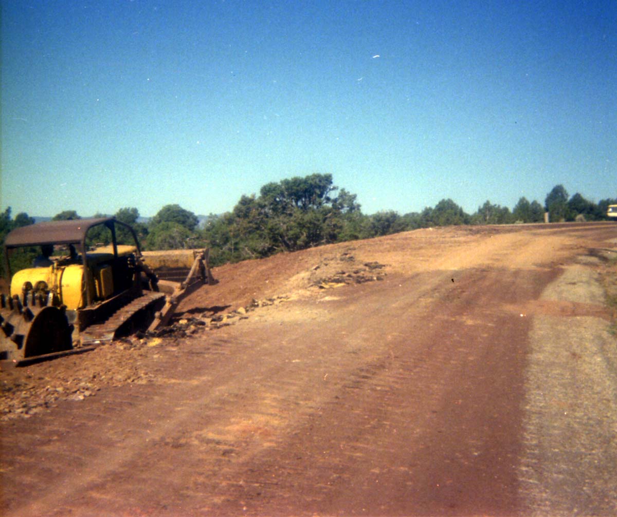 Color Photos of rock slides in Kolob Canyon.