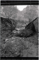 BW Photos of the damage from the Oak Creek flash flood of 1989.