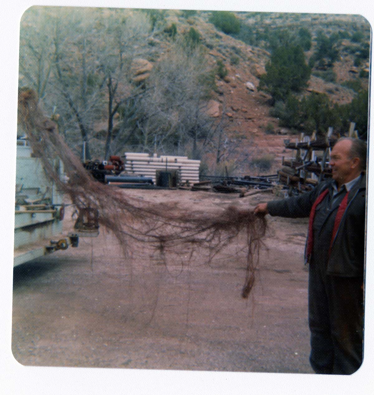 Personnel performing maintenance activities.