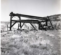 Cable Mountain headworks and remains of cable device.