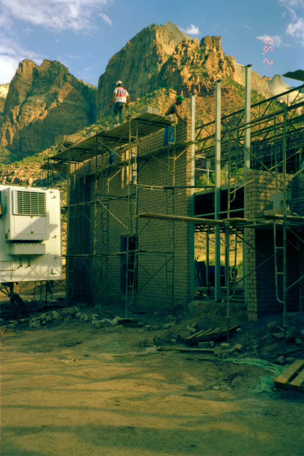 Construction of headquarters addition.