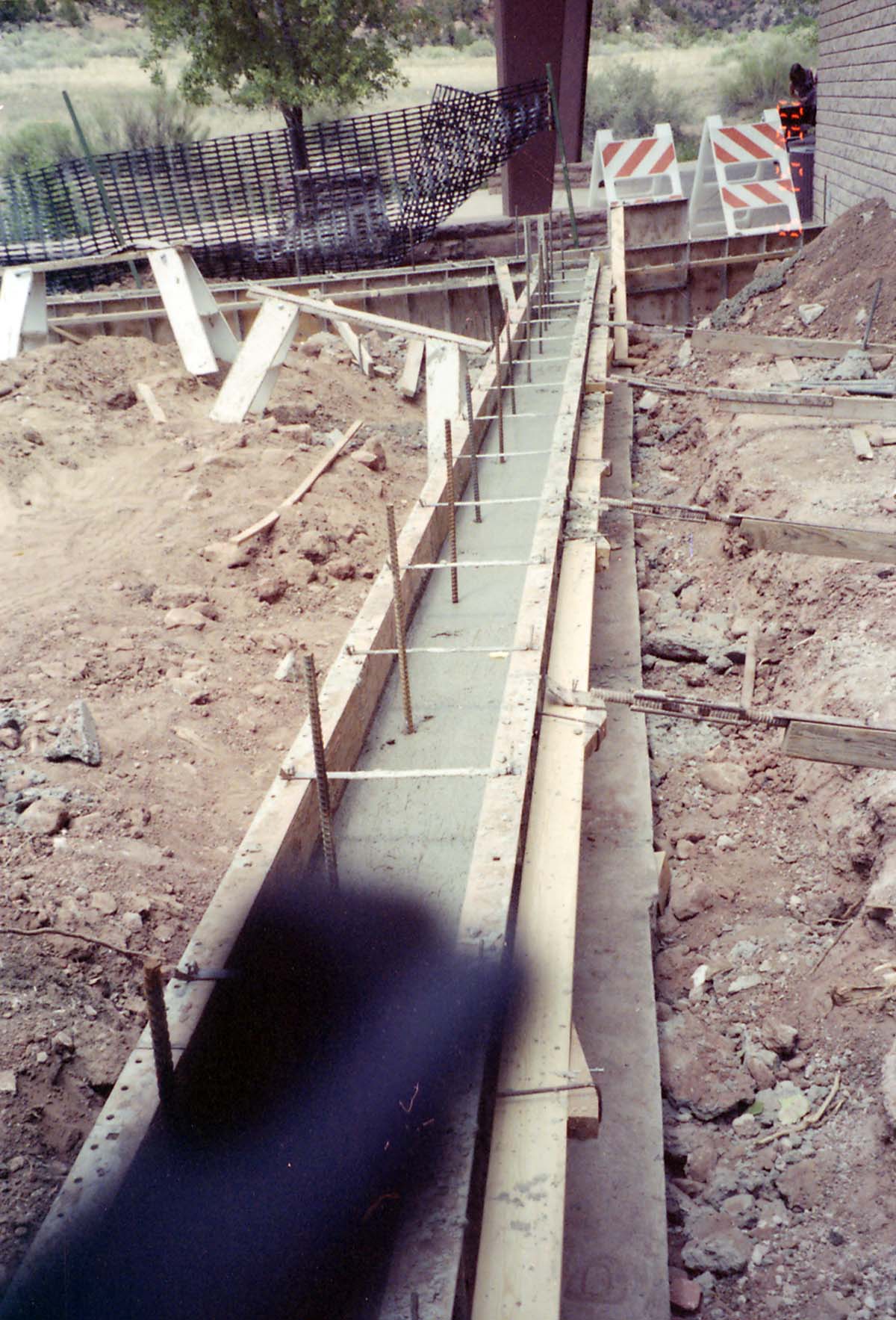 Construction of headquarters addition.