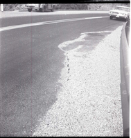BW photos of rock slides in Kolob Canyons - 2x2.